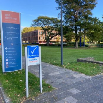 Rookvrije bord bij ggz instelling Delfland