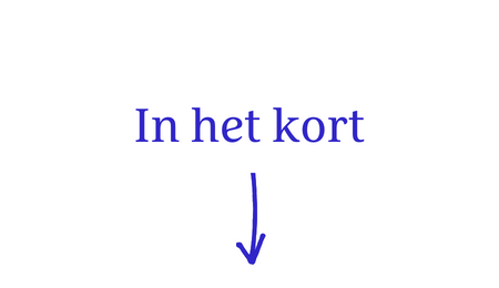 De belangrijkste punten 7