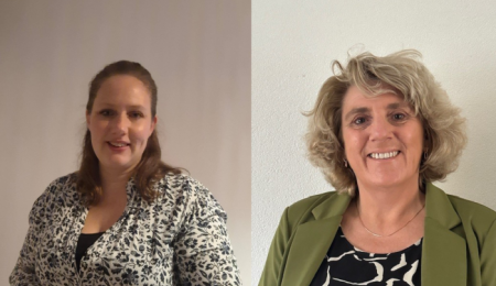 Portret Lizzie Bossenbroek en Annie Dijkshoorn