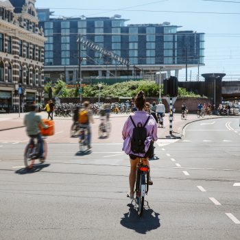 Fietsen, stad