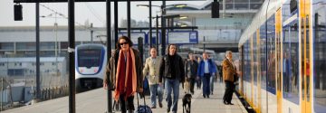 Mensen op station