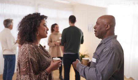 Gesprek, man en vrouw, conversatie