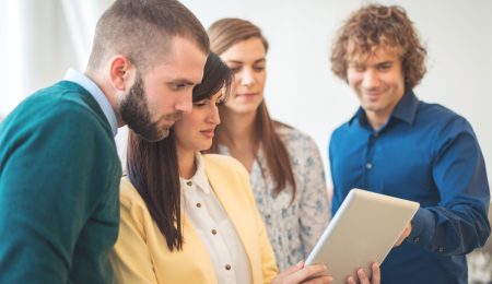 Samenwerken, kantoor, groep mensen