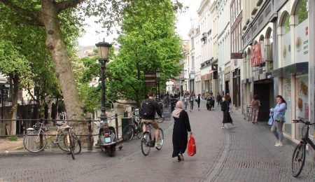 Straatbeeld Utrecht Nederland